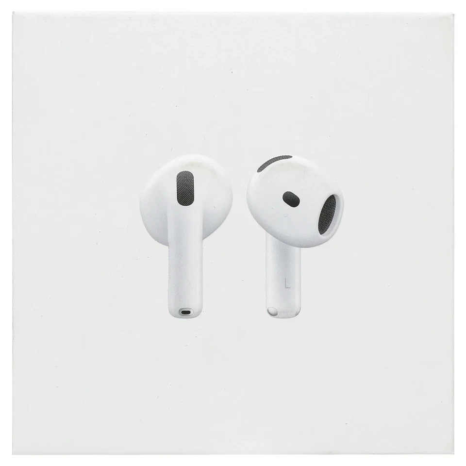 NEW Apple AirPods 4th Generation Bluetooth Earbuds White - Image 3 of 3