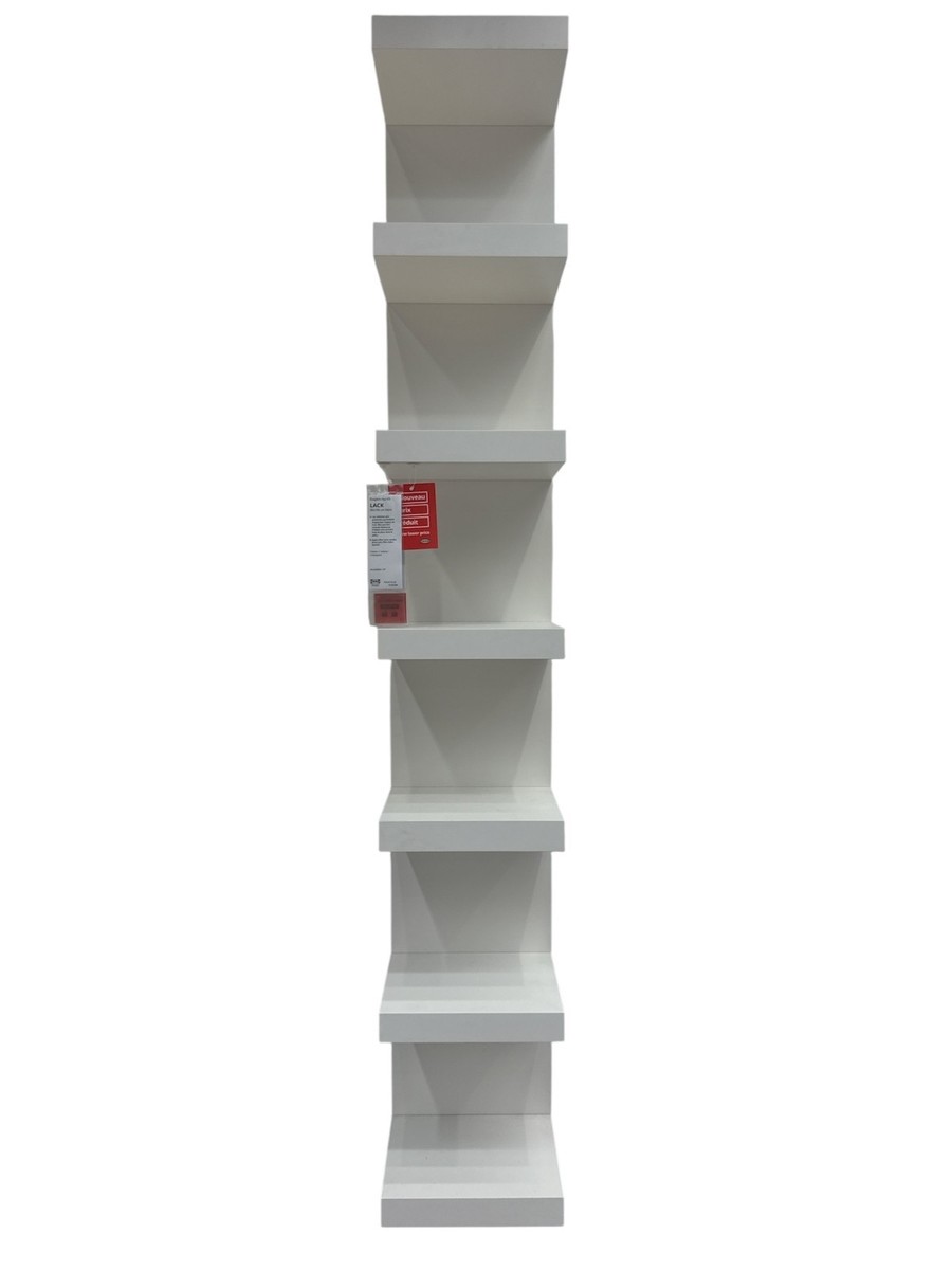 New IKEA LACK White Wall Shelf Unit 30x190 cm (11 3/4x74 3/4