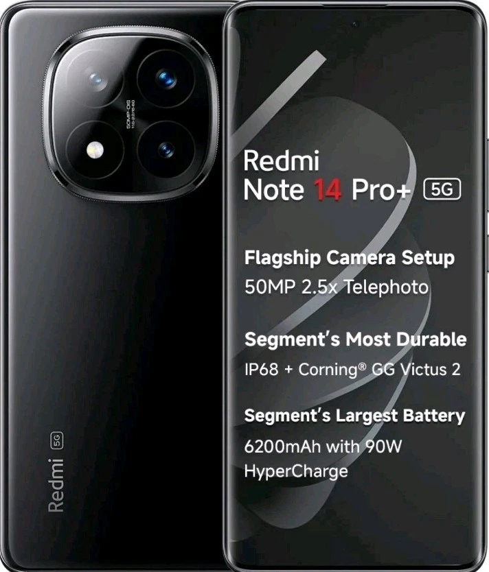 Xiaomi Redmi Note 14 Pro+ Pro Plus 5G 12/256gb Snapdragon 7s Gen 3 White MINT - Image 4 of 4