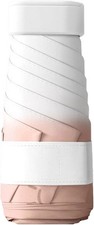 Mini Travel Sun Umbrella Small Compact UV Protection Portable Parasol for Purse