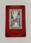 2014 PAMP Suisse Lunar Year of the Horse 1 oz Fine .999 Silver Bar Sealed #22800