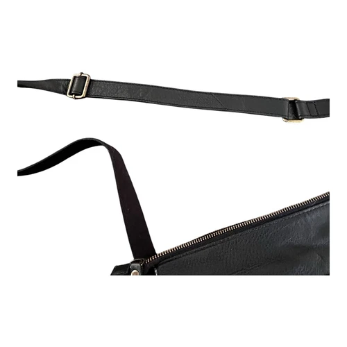 Fat Face Womens Black Genuine Leather Crossbody Bag Purse Classic - Picture 13 of 13