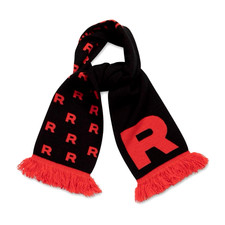 Pokemon Center Original Knit Scarf One Size-Adult Team Rocket Logo Collection