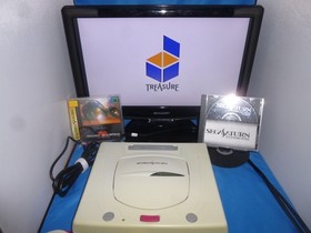 Sega Saturn System Disc (KD02) Black Columbia Development Prototype Sophia case