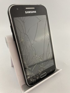 Samsung Galaxy J1 schwarz unbekanntes Netzwerk 8GB 4,5" Android Smartphone inkl. gesprungen