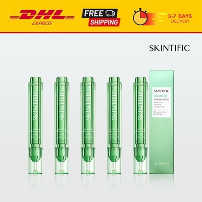 DHL EXPRESS 5X Skintific 3X Säureintensiv Akne Flecken Unreinheiten Rötungen ...