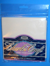 Charles Craft Aida Cross Stitch Fabric 14 count 12 x 18 Light Ivory