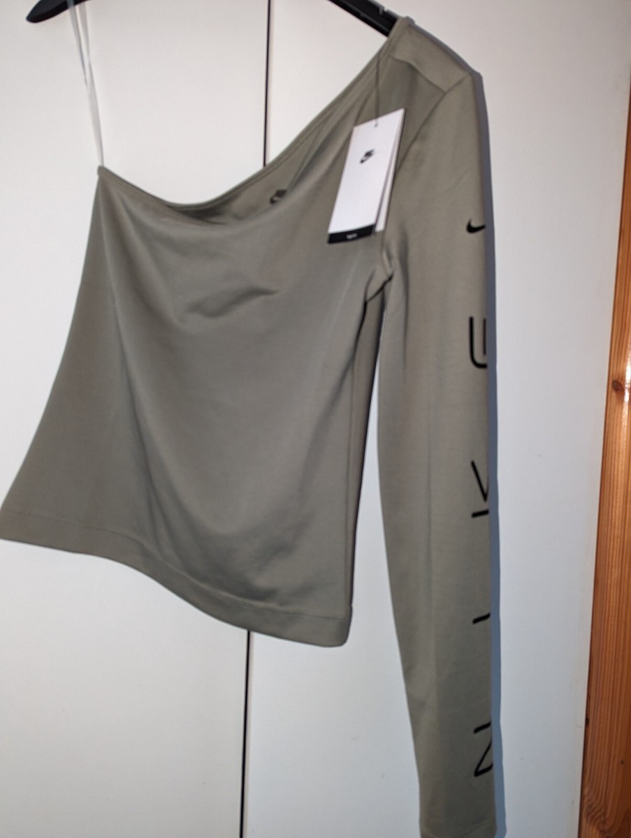 one shoulder top nike