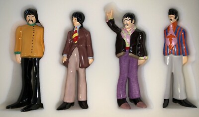 2006 Goebel Yellow Submarine Beatles Porcelain Figurines Set 4