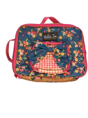 Matilda Jane Scholarly Me Floral Backpack And Lunch Box Gingham Floral Print! Matilda Jane Scholarly Me Floral Backpack And Lunch Box  main image 4