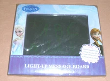 NEW DIsney Frozen Light-Up Glows Message Board Mounts Magnetically NWOT NEW