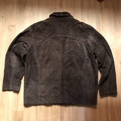 ジャケット・アウター AVIREX SUEDE LEATHER JACKET heavy weight New Men's Avirex Jacket New Edition Red USA American Cowhide