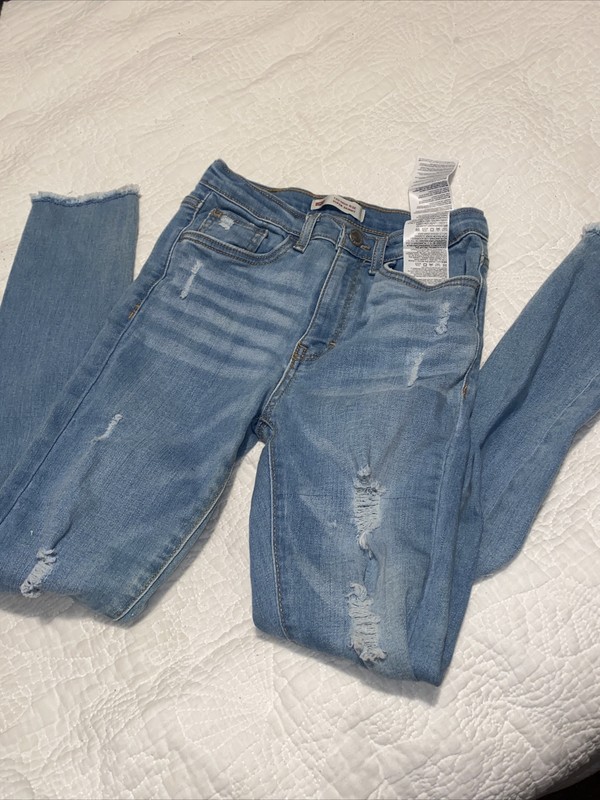 Levis 720 High Rise Super Skinny Girls jeans Size 12 Regular