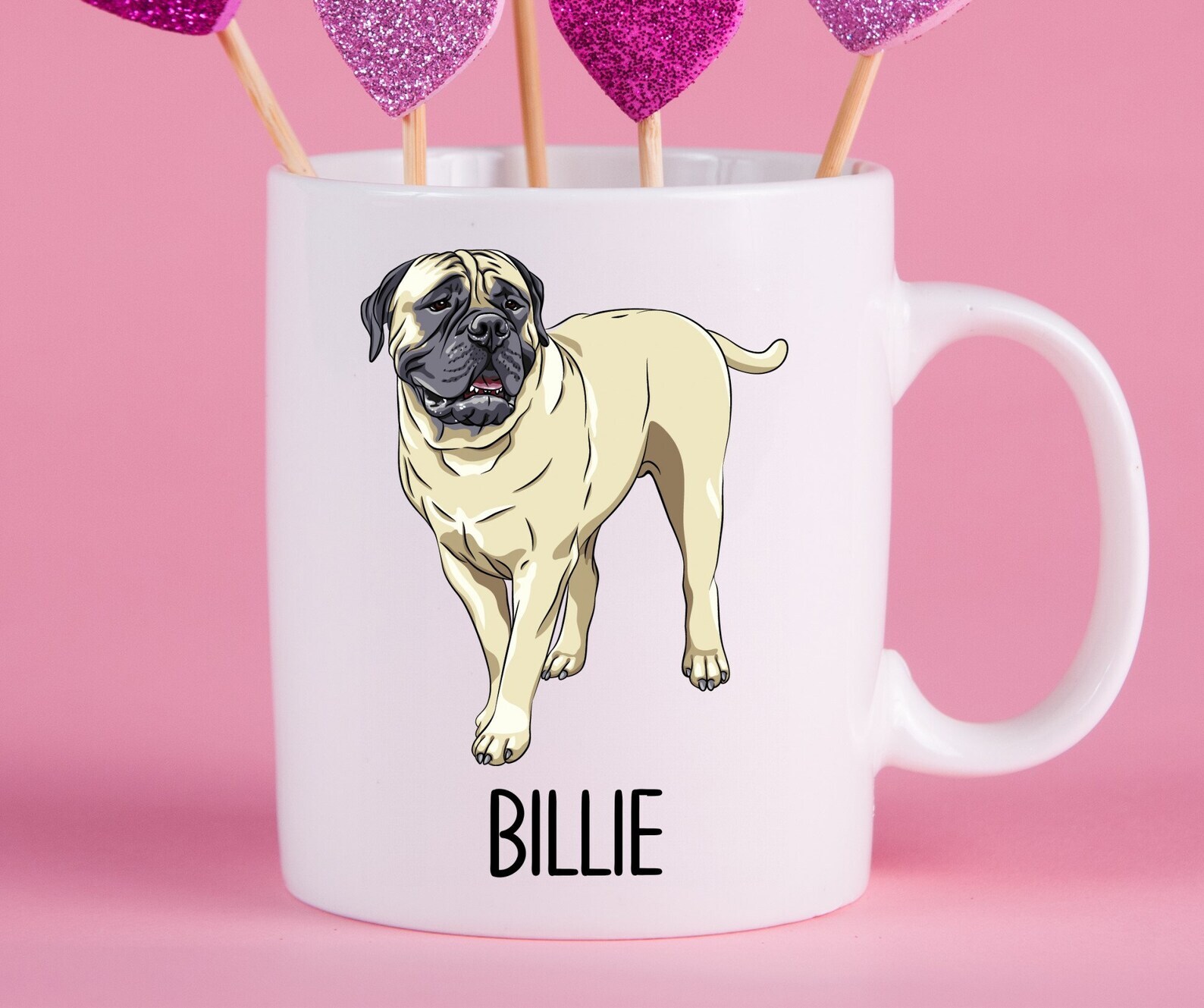 Taza Bullmastiff Personalizada Bullmastiff Ideas de Regalo Taza Bullmastiff Regalos para