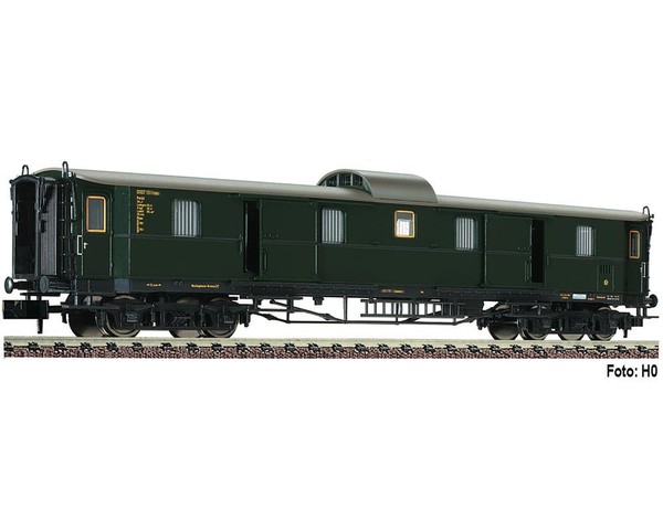Fleischmann 804001 GepäCkwagen Pw4U Pr04 GrüN Db Ep.Iv. Spur N Neu-image