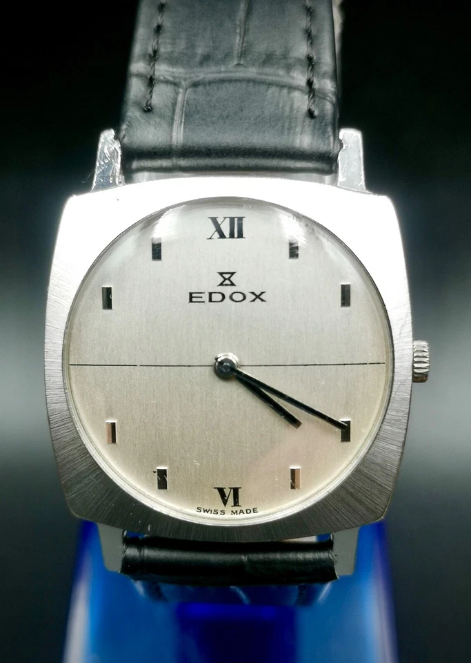 Reloj de cuerda manual unisex EDOX vintage y raro. Bonito con estilo vintage. Foto 3 de 4