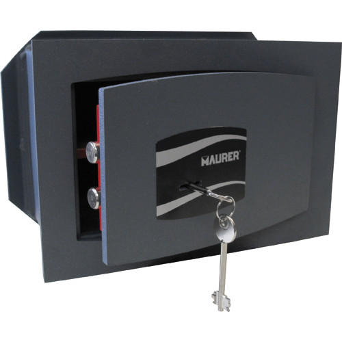 CASSAFORTE A MURO con CHIAVE MAURER 31X21X20 cm Telaio in Acciaio Monoblocco