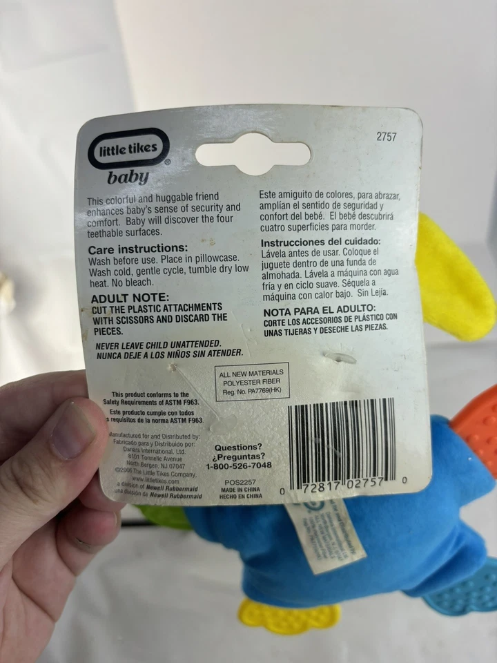 Nuevo de Lote Antiguo Little Tikes Bebé Little Cutie Cachorro Perro Peluche Mordedor Juguete Huggy 2006 Foto 4 de 4