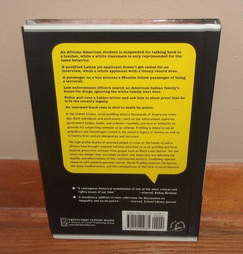 RACIAL PROFILING-Everyday Inequality-Alison Marie Behnke-BRAND NEW 2017 HC Book! - Picture 7 of 7