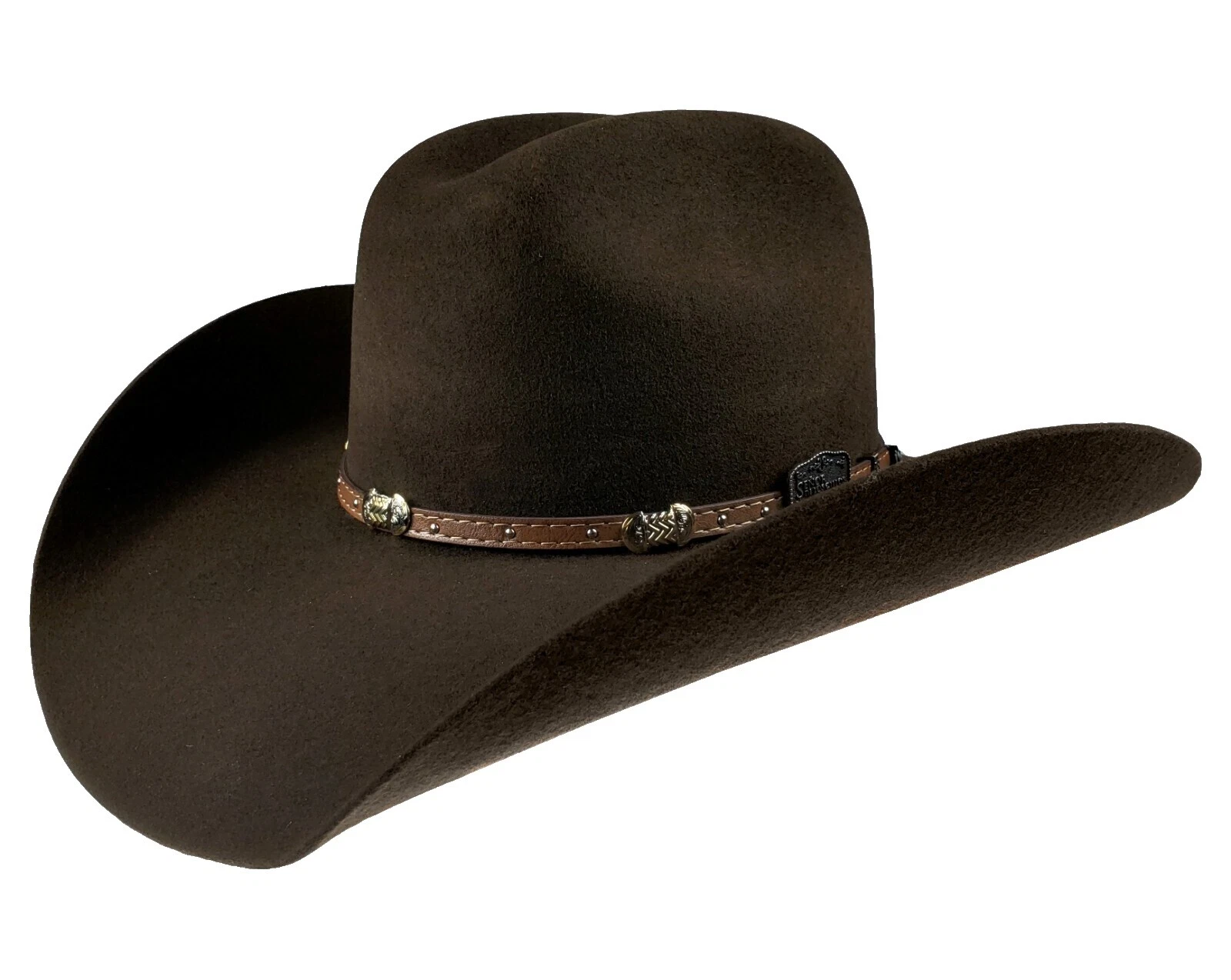 Шапки ковбойские коричневые однотонные мужские