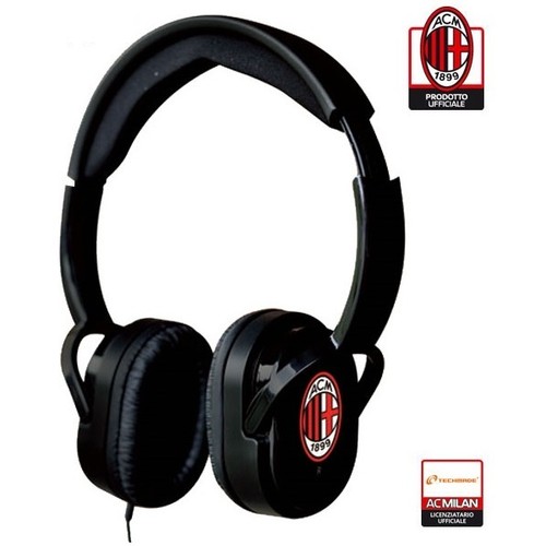 CUFFIE STEREO UFFICIALI CON MICROFONO E TASTO FUNZIONE A.C. MILAN | eBay