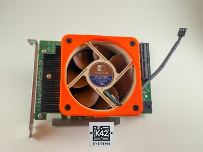 Cooling Fan Shroud for a LSI 9300-16i : 80mm x 25mm Fan : HBA Cooling ...