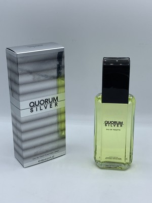 QUORUM SILVER by Antonio Puig 3.3 / 3.4 oz EDT For Men NEW IN BOX
