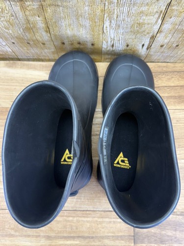 Shoes for Crews Rubber Black Bullfrog Pro II Work Boots 10M/12W - Picture 11 of 14