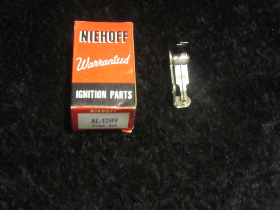 NOS 1951-1958 Chrysler DeSoto Dodge Plymouth Niehoff Ignition Contact Point Set - Imagem 3 de 3
