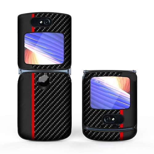PU Leather Protect Case Flip Folding Back Cover for Motorola Moto Razr 5G Phone