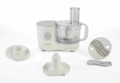 Kenwood FP120 Kompakte Küchenmaschine 1,4L Schüssel 400W Messer Stahlklingen - WEISS