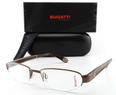 BUGATTI Brille 520 109 M Titanium Ebenholz Braun 54-19 140 Odo Luxus Japan Ltd