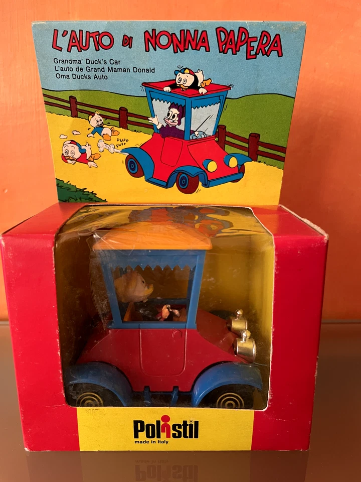 Polistil Disney auto Topolino (W600),Pippo (W5) e Nonna Papera (W3) CON BOX - Immagine 4 di 4