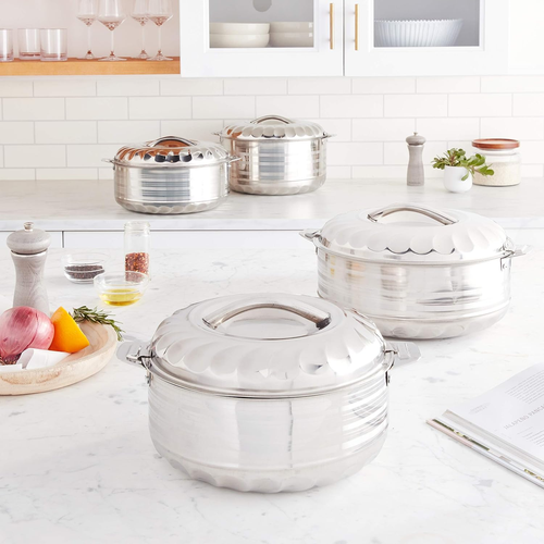 4-teiliges Thermo Kasserolle Speisenwärmer/Kühler Hot Pot Geschenkset, 4000 ml+5000 ml+7 - Bild 8 von 12