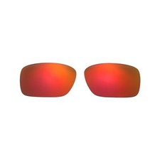 New Walleva Fire Red Polarized Replacement Lenses For Oakley Det Cord Sunglasses