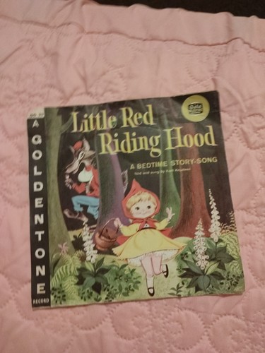 1961 Little Red Riding Hood 6" Vinyl Record UK. Orange