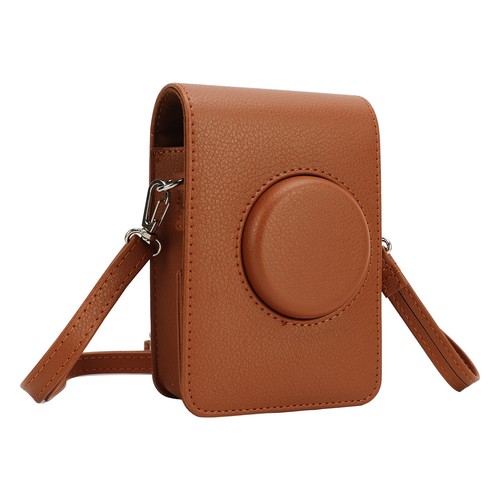 Brown Retro Camera Bag with Detachable Strap for Mini EVO Protection - Picture 16 of 20