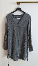 Faithfull The Brand Neroli Striped Mini Tunic Dress Navy White Size 6 *AS IS