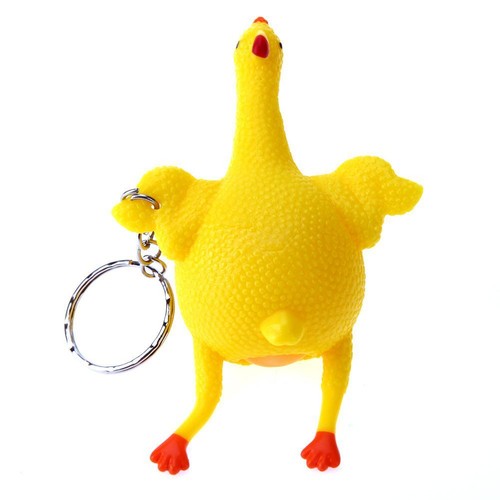 20XTricky Funny Gadgets Toys Squeeze Chicken Egg Laying Hens Stress Relief - Picture 4 of 6