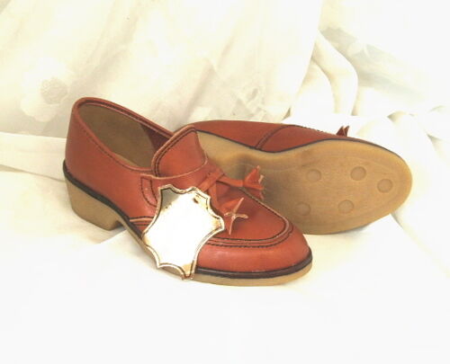 Rare ancienne paire de chaussures Housty - Vintage Kitch, pointure 31 - Afbeelding 1 van 1