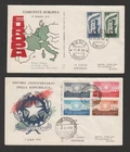 Italy 1956 lot of 4 FDC - Club ALA cachets