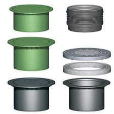 GRAF Teleskop-Domschacht Flachtank Erdtank Tankabdeckung