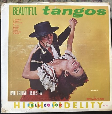 Raul Esquivel Orchestra ''Beautiful Tangos'' Vinyl Record LP