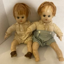 Vtg. Madame Alexander Butch Dolls 1930’s (Twins)