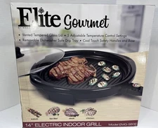 Elite Gourmet EMG 980b Maxi Matic 14 Inch Black w/Open Box