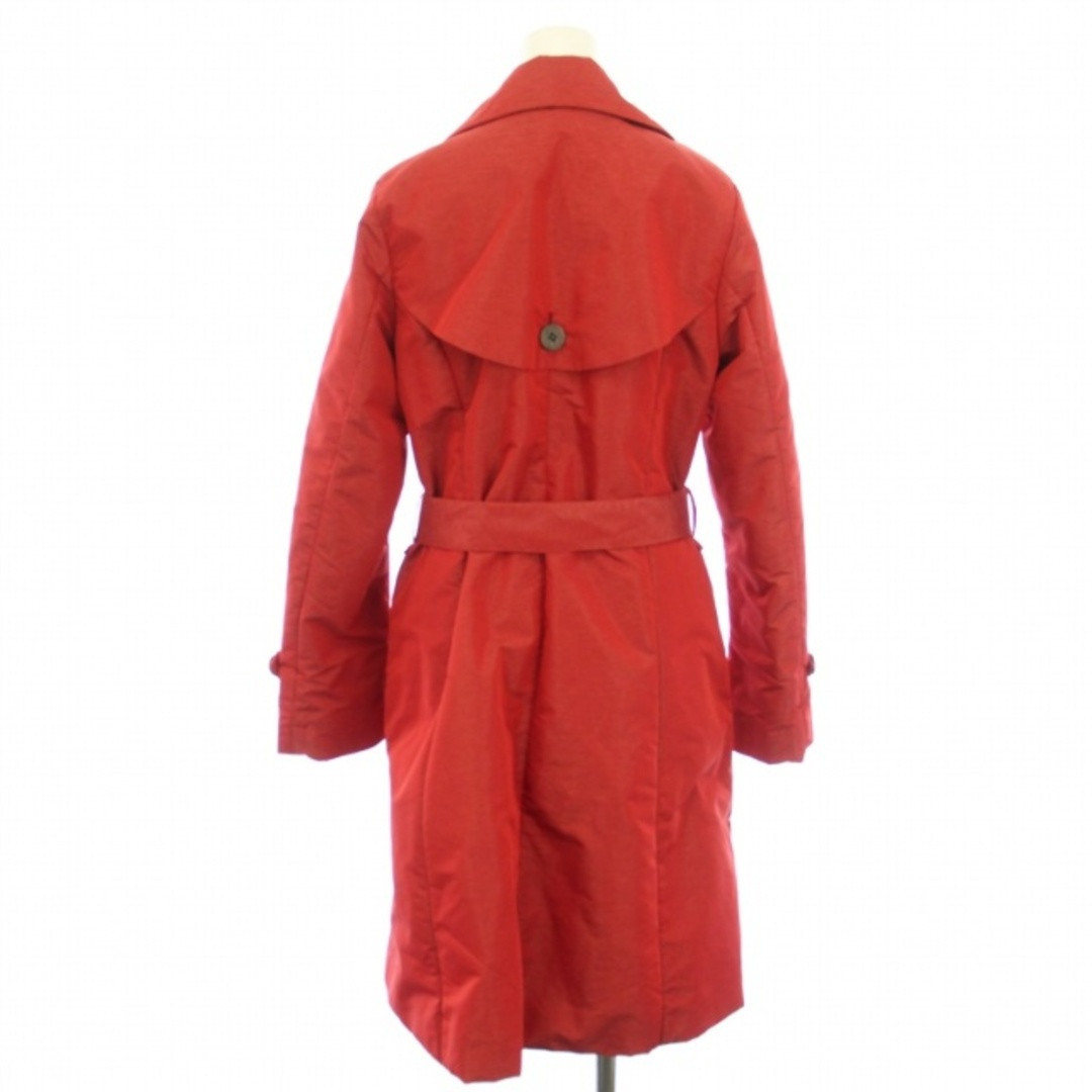 HIROKO KOSHINO Padded Coat Mid-length Long Outerwear 38 Red HIROKO KOSHINO Padded Coat Mid-length Long Outerwear 38 Red