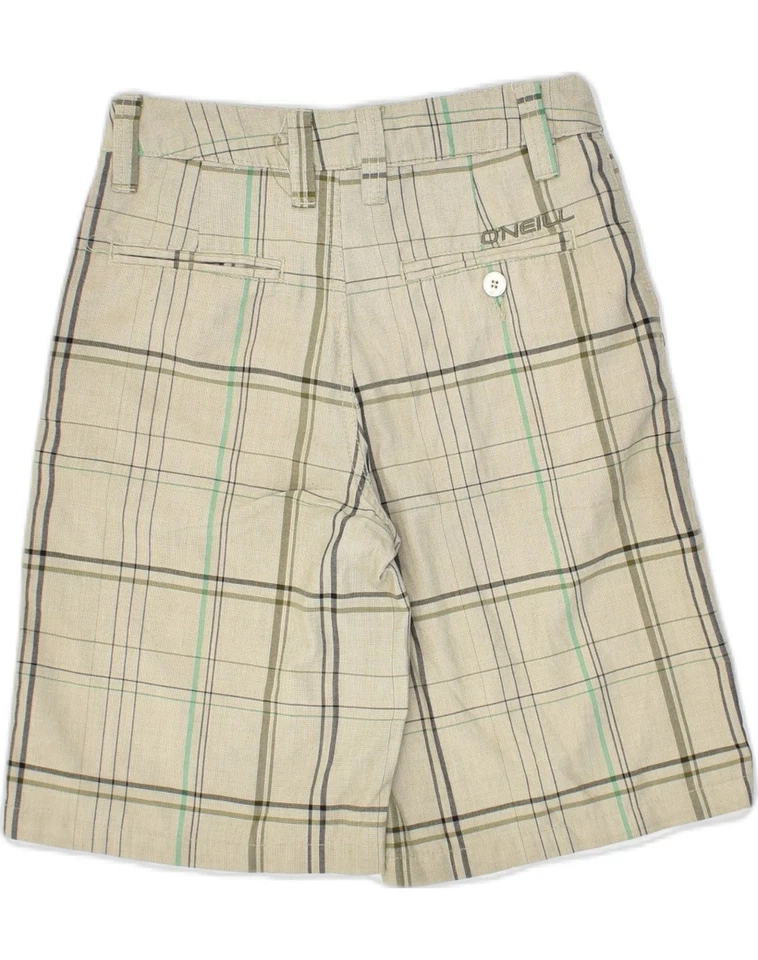 Женские шорты-чино O'NEILL W24 XS хаки в клетку полиэстер TY10 - Изображение 2 из 4