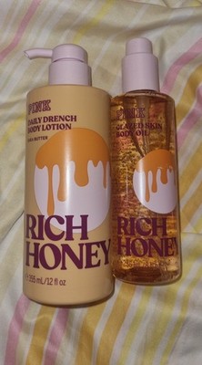 Victoria's Secret Rich Honey Bodylotion 355ml/12 fl oz Und Oil Gel  2Set