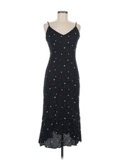 Reformation Womens Dress 6 Black Red White Blue Jaxon Stella Star Midi