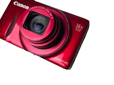 Canon PowerShot SX600 HS 16.0MP Digital Camera - Red for sale